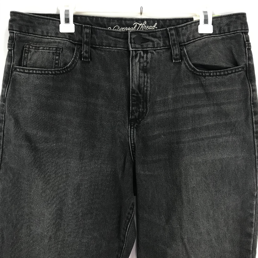 Universal Thread Straight Hi Rise Ankle Jeans Gray - Picture 5 of 9